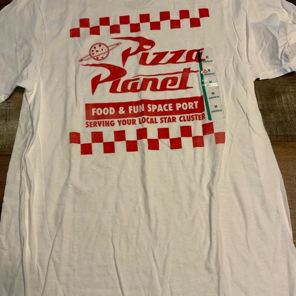 Disney Pizza Planet Red and White Tee - Picture 3 of 3